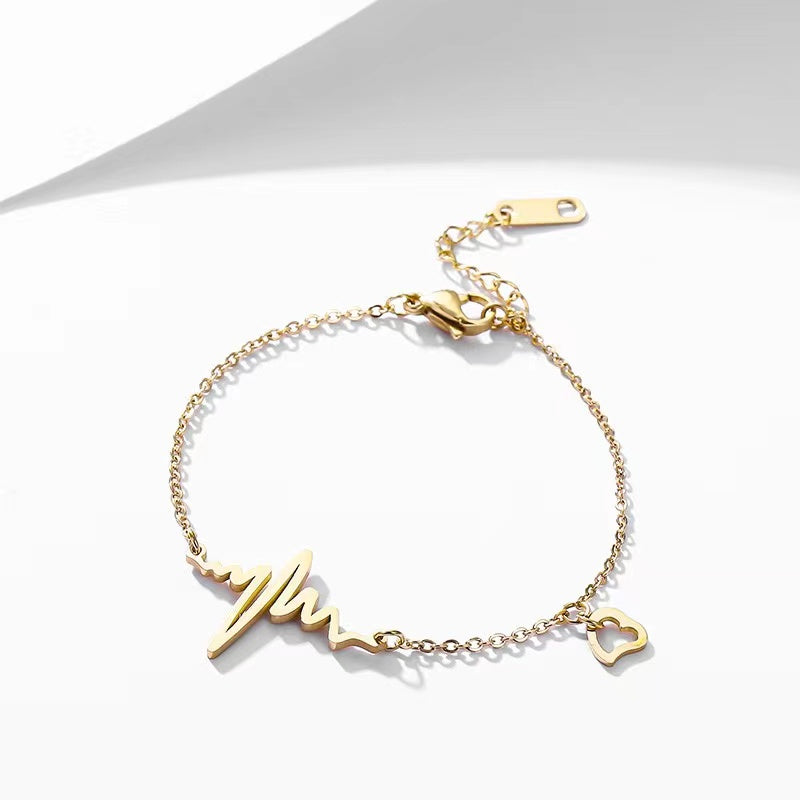 Pulsebeat Love Charm Bracelet